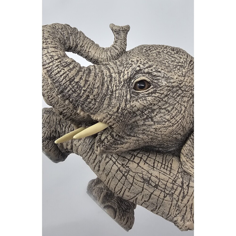 Vtg The Herd By Martha Carey- Duke #3146 Heavy Kneeling Elephant Figurine 8x5.5" - Picture 5 of 8